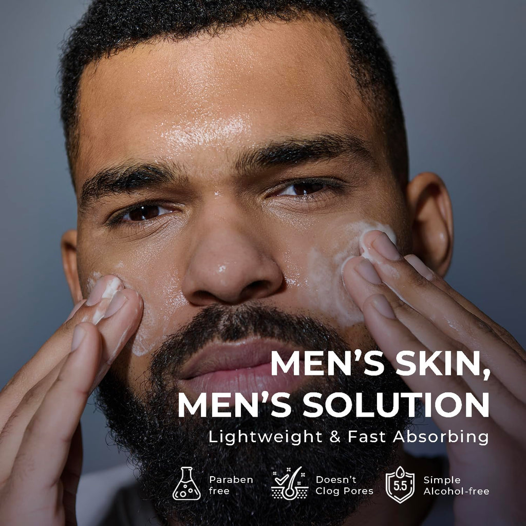 DIPSEVEN 6-in-1 Face Cream for Men – Anti-Aging Moisturizer with Peptides, Hyaluronic Acid & Squalane