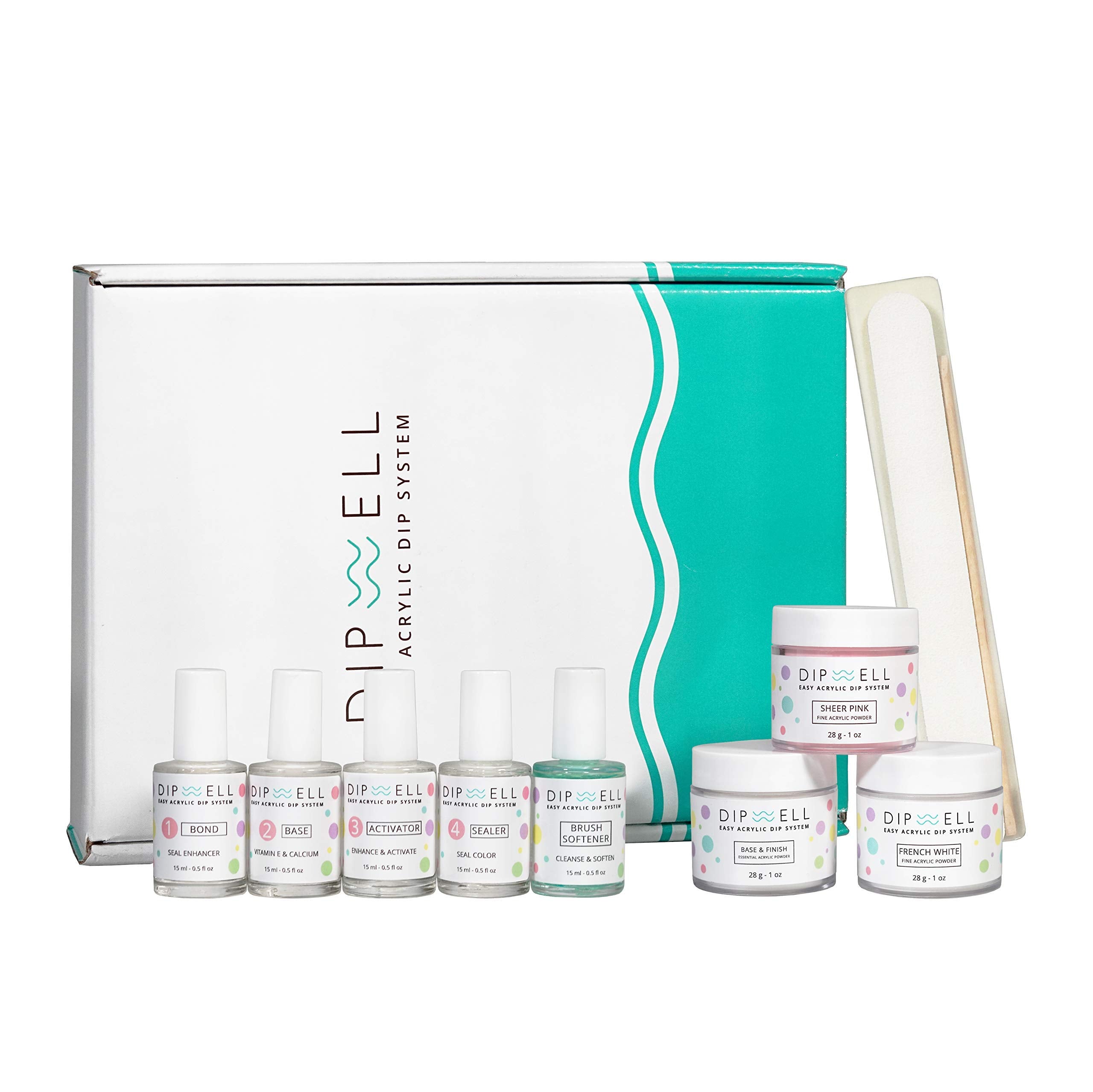 DipWell Dipping Nail Starter Kit – Easy Acrylic Powder & Gel System for French Set