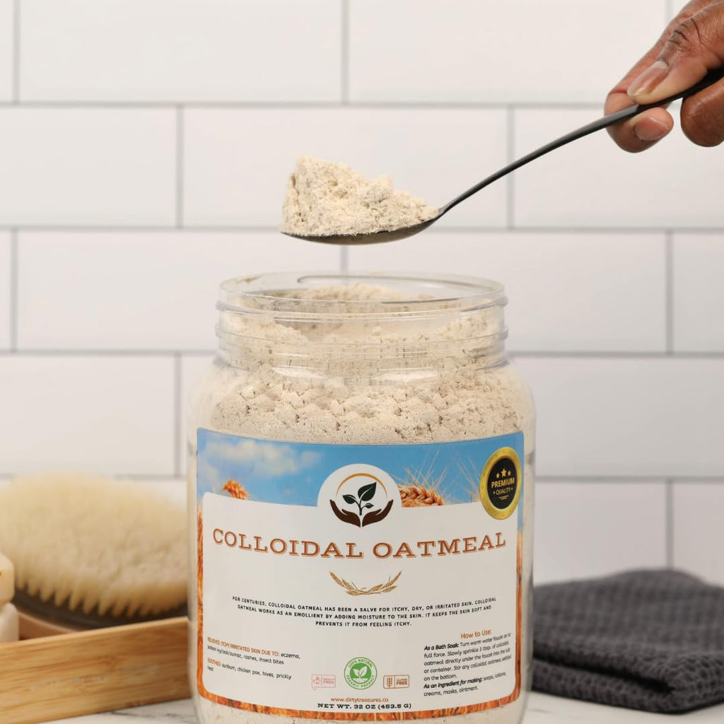 Dirty Treasures Colloidal Oatmeal Bath – Fragrance-Free, Baby-Safe (2 lb)