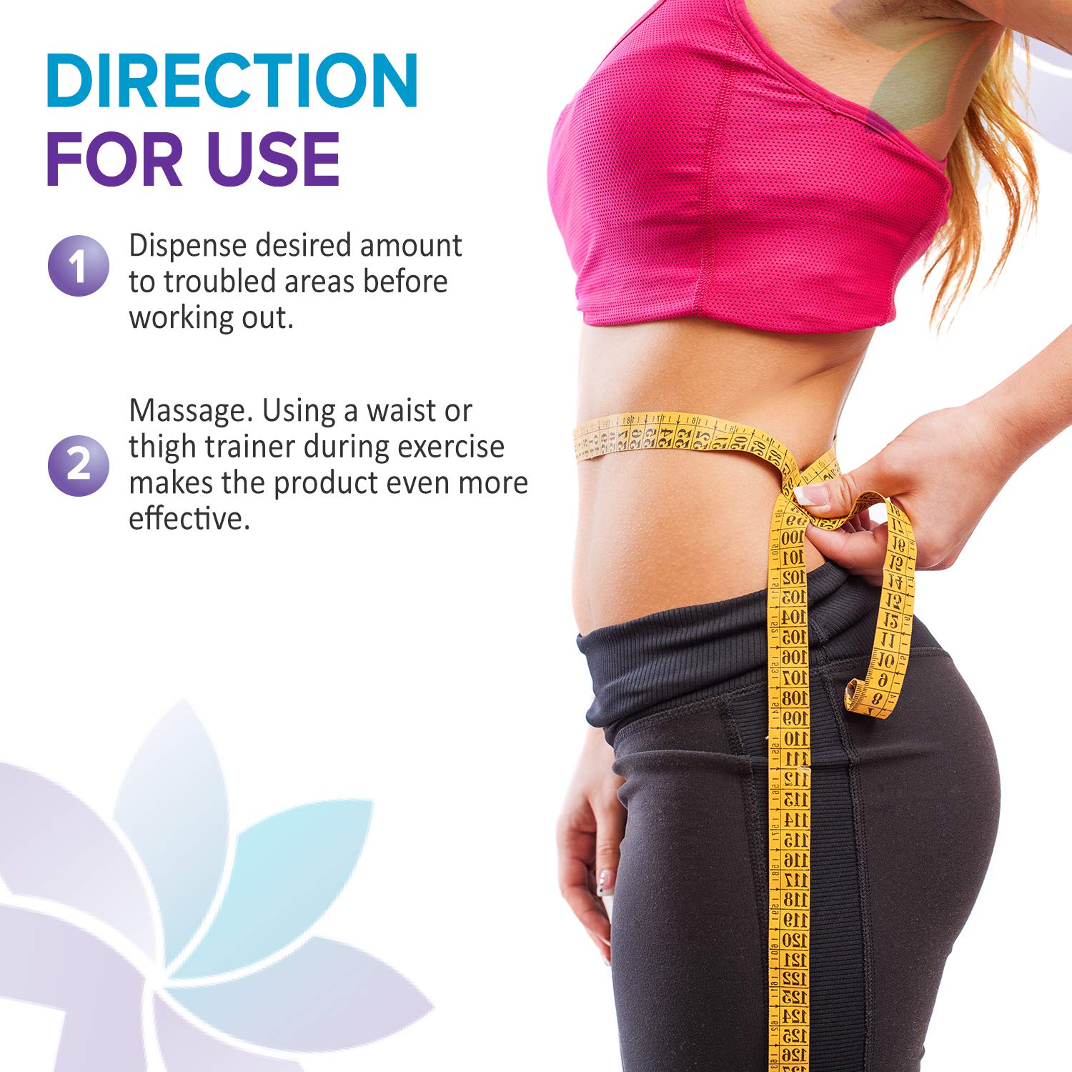 Diva Stuff Slimming Gel Cream for Waist & Thigh Trainers - 4 oz x 2