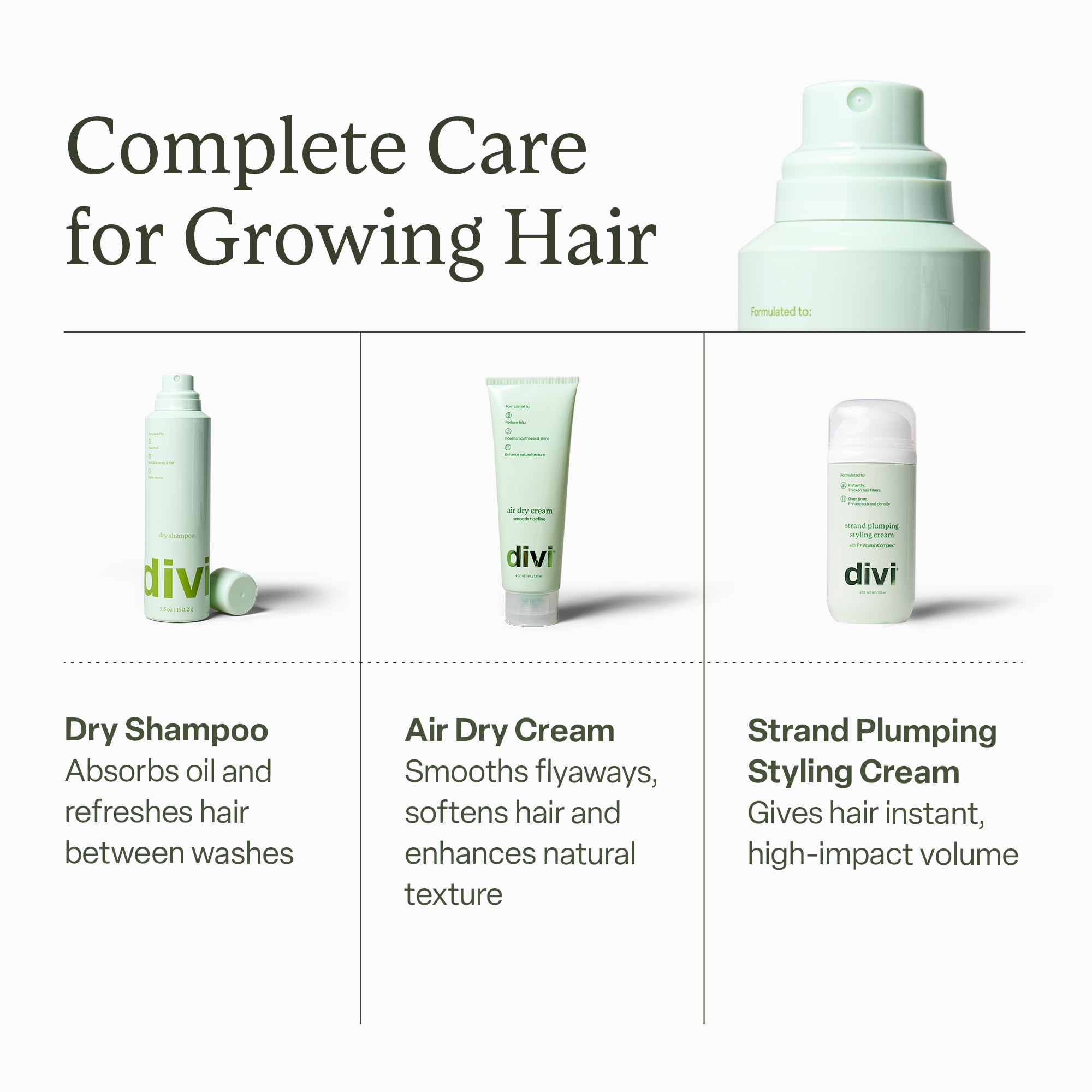 Divi Dry Shampoo Spray for Women – Absorbs Oil, Balances Scalp, 5.3oz