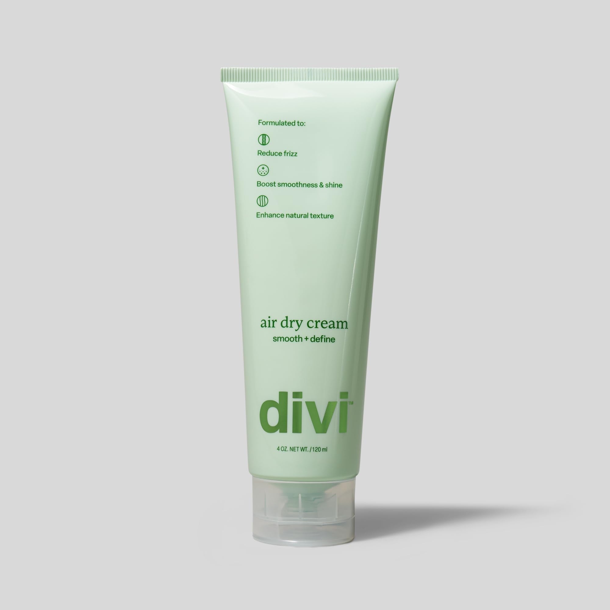 Divi Air Dry Styling Cream for Curly, Wavy & Frizzy Hair | Frizz Control, Definition & 24-Hour Softness | 4 oz