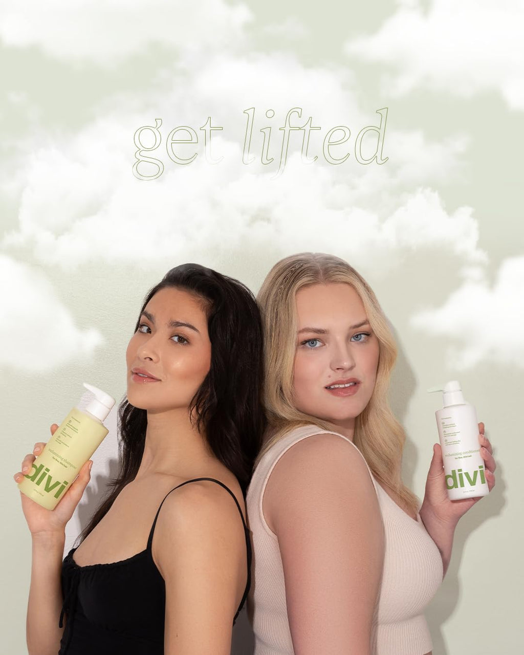 Divi Volumizing Shampoo & Conditioner Set – Lightweight Hair Care for Fine & Thinning Hair