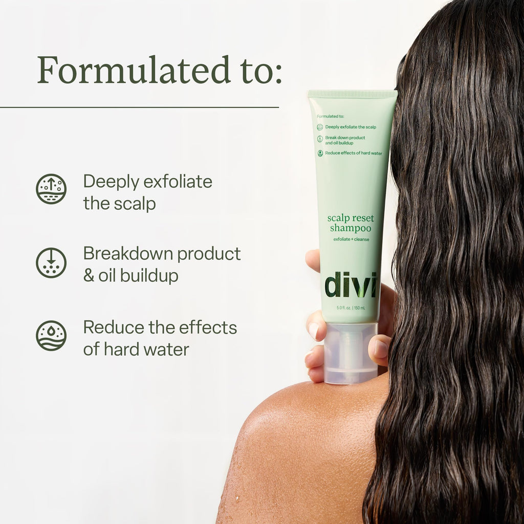 Divi Clarifying Scalp Reset Shampoo & Whipped Repair Mask Set – Deep Cleansing, Oil Control & Bond Repair (2-Piece)