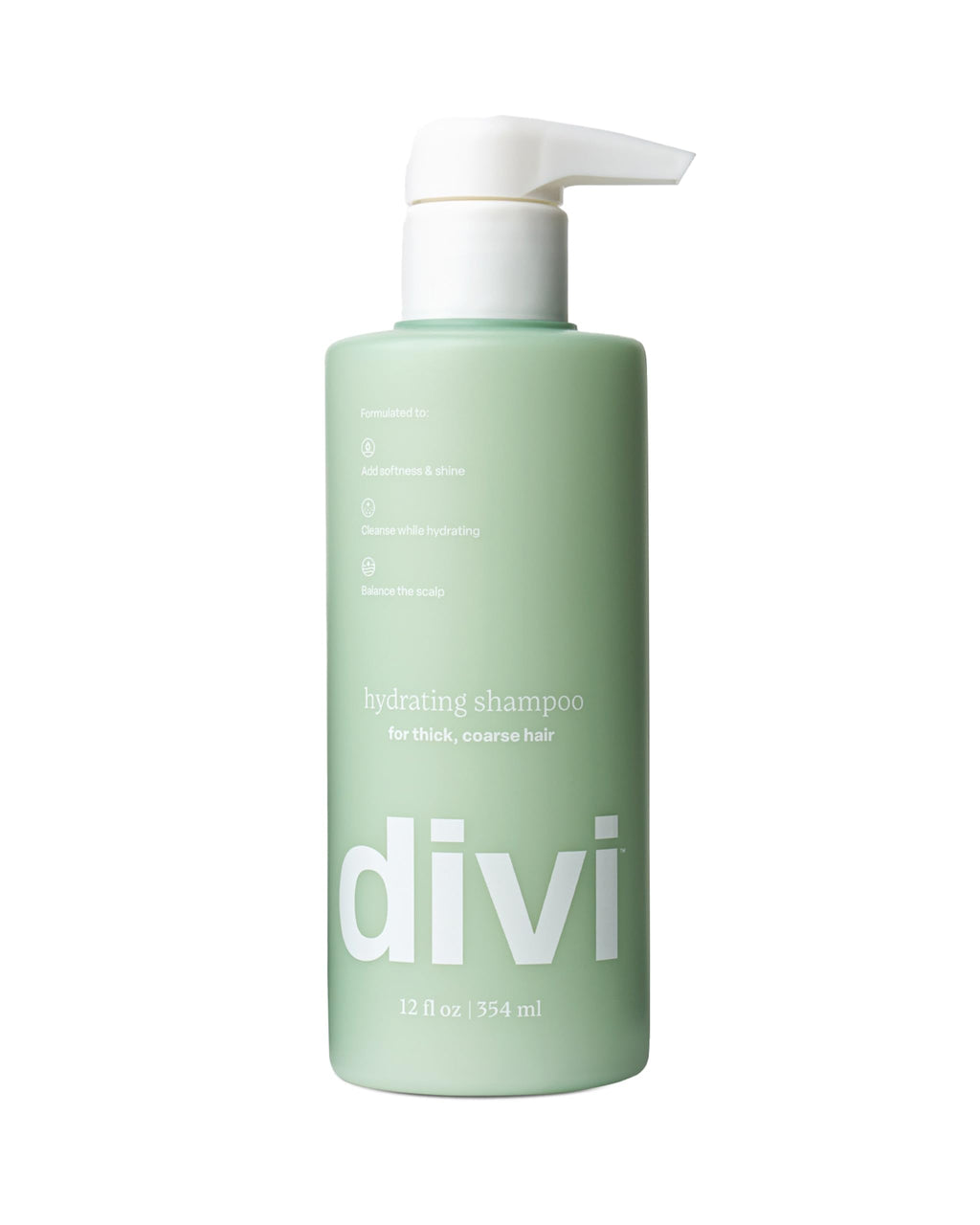Divi Hydrating Shampoo – Gentle Cleanse, Hydration & Strength for All Hair Types | 12 oz | Vegan & Cruelty-Free