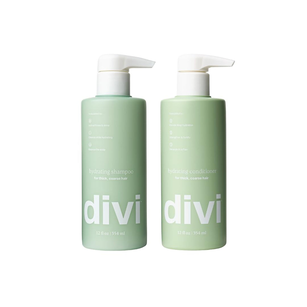 Divi Hydrating Shampoo & Conditioner – Deep Moisture for Thick Hair