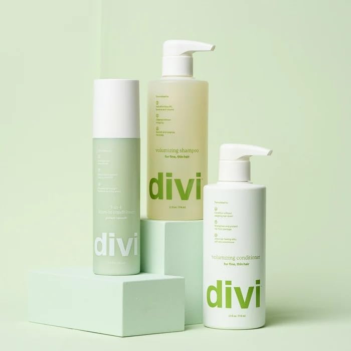 Divi Wash Day Essentials: Volumizing Shampoo, Conditioner & Leave-In (3-Piece Set)