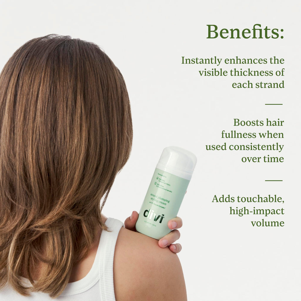 Divi Major Volume Bundle – Volumizing Shampoo, Conditioner & Strand Plumper for Fine or Thinning Hair | 3-Piece Set