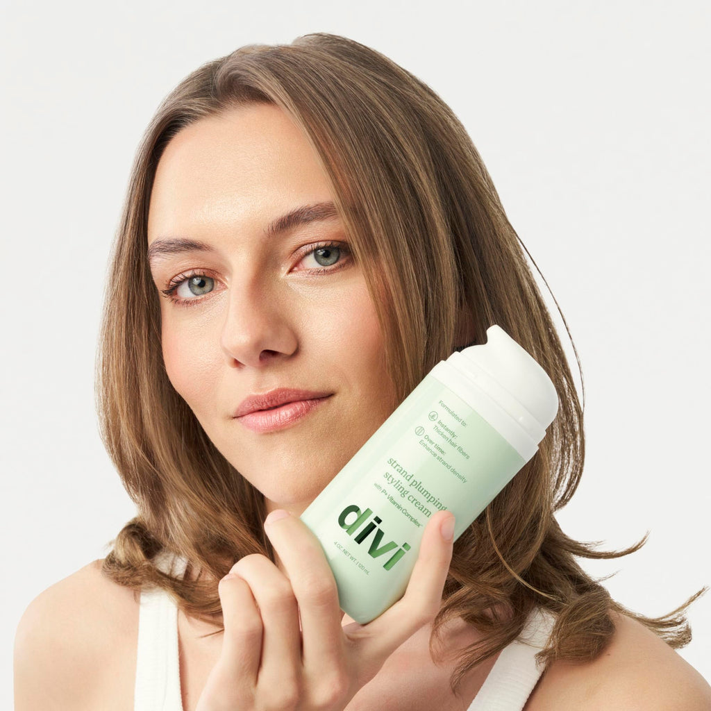Divi Strand Styling Cream – Hair Thickening for Fine Hair, Volumizing & Frizz Control