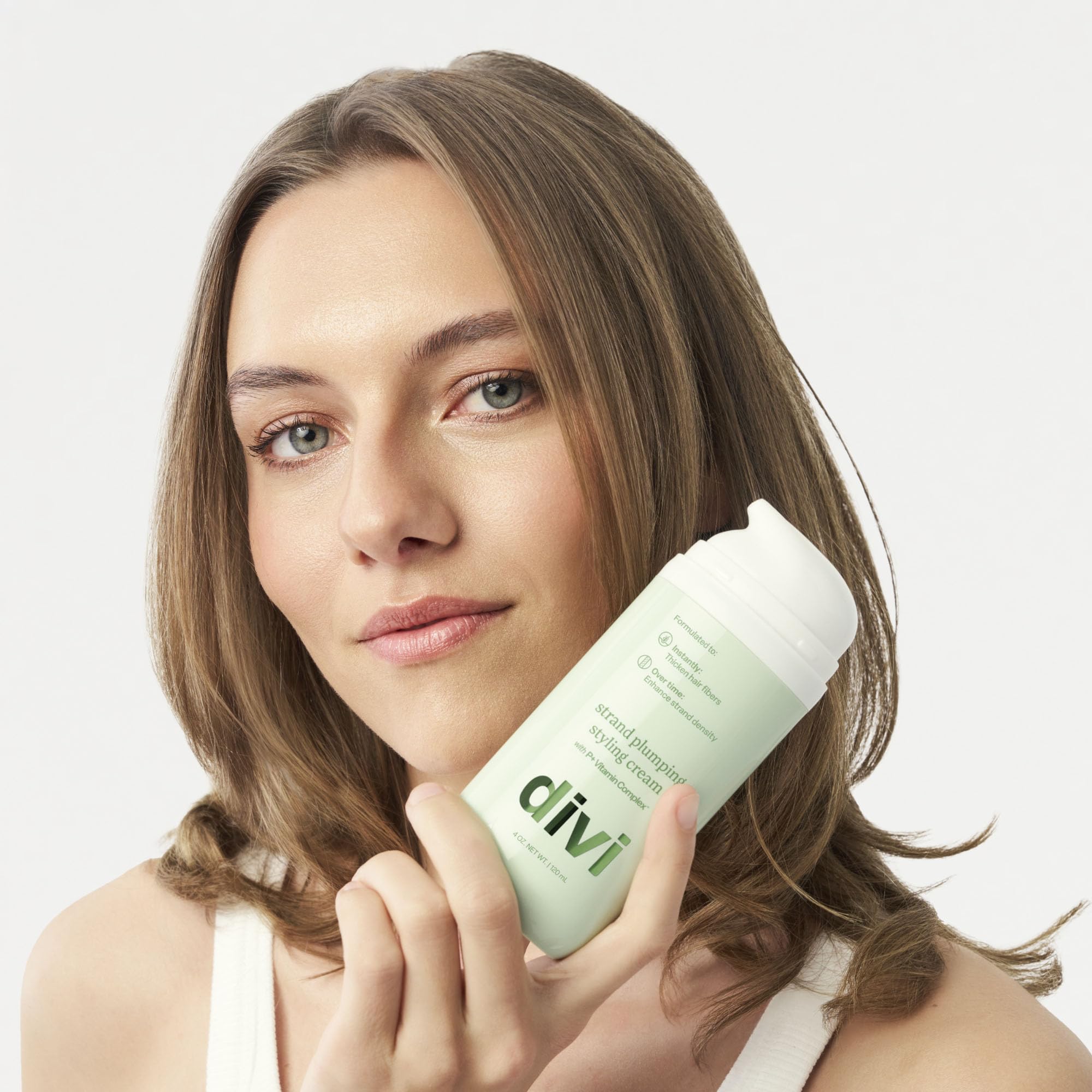 Divi Strand Styling Cream – Hair Thickening for Fine Hair, Volumizing & Frizz Control
