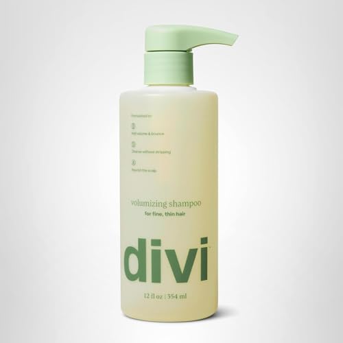 Divi Volumizing Shampoo for Fine Hair | Lightweight, Color-Safe & Nourishing, 12 oz