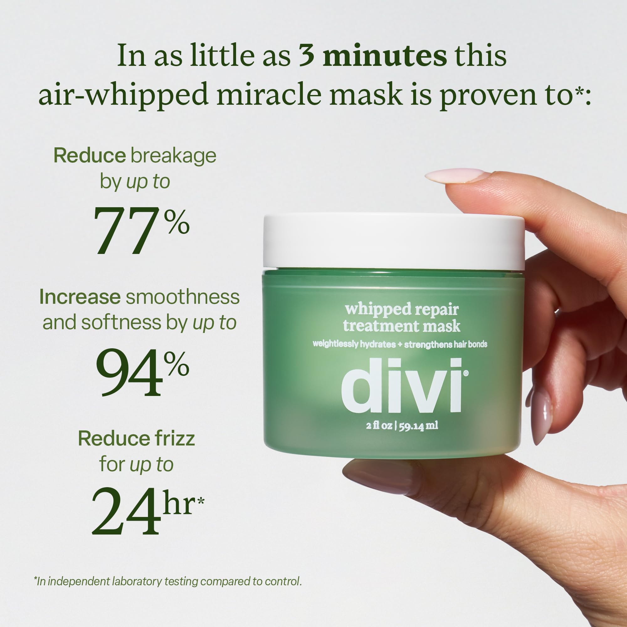 Divi Whipped Repair Hair Treatment Mask – Deep Conditioning for Damaged Hair (2 oz)