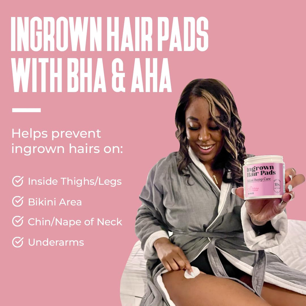 Divine Derriere Ingrown Hair Pads – Smoothing Solution for Razor Burns (50ct)