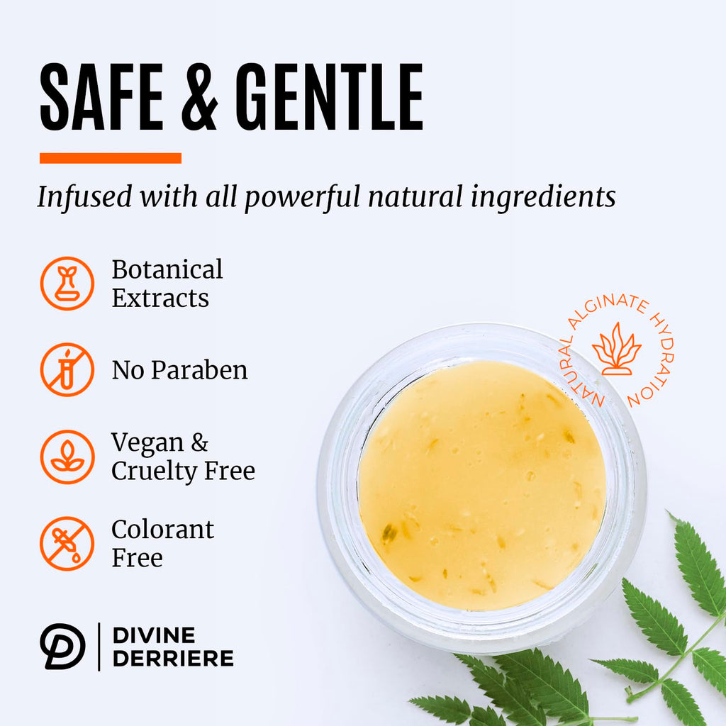 Divine Derriere Vajacial Hydrogel Mask – Premium Turmeric & Vitamin C Hydrojelly Kit