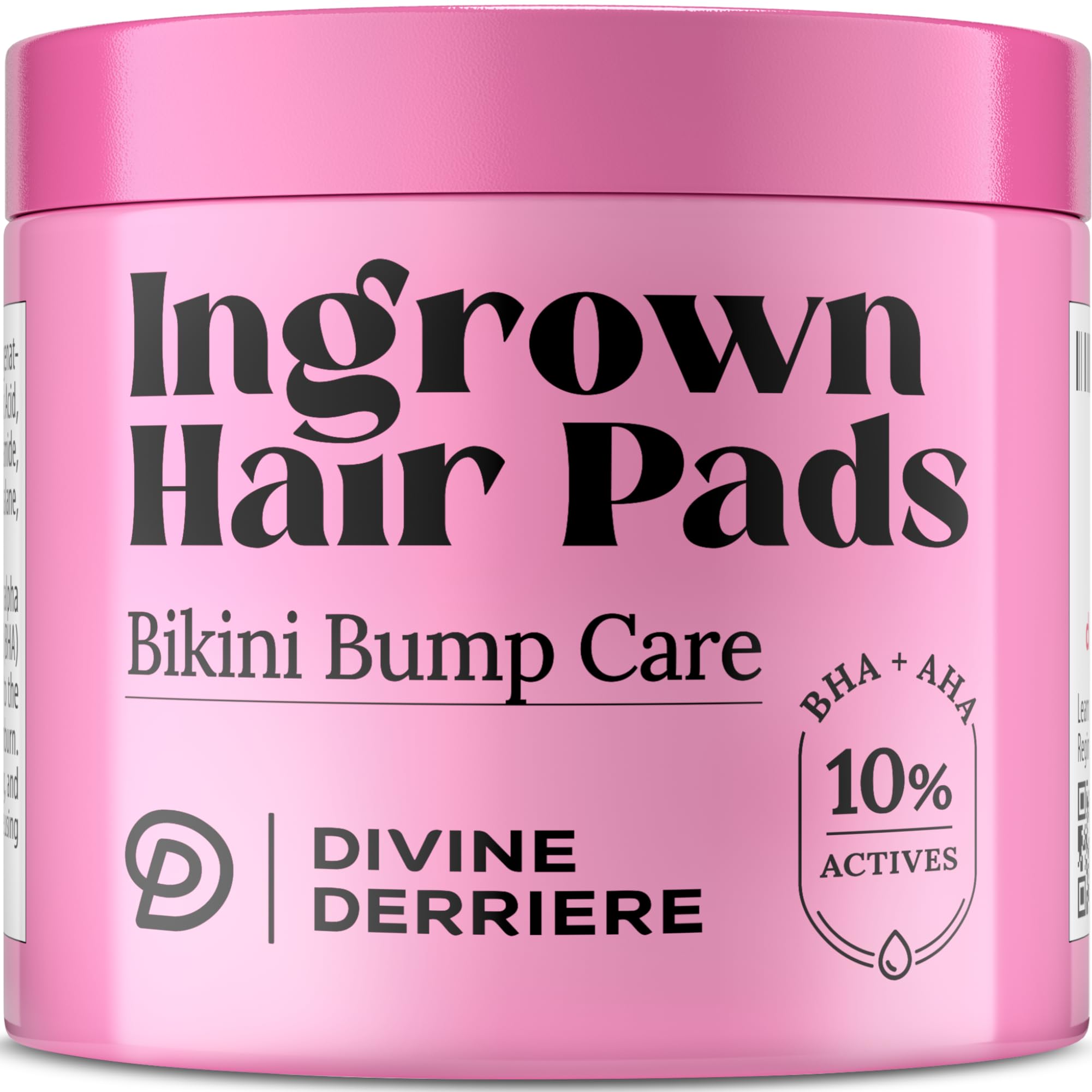 Divine Derriere Ingrown Hair Pads – Smoothing Solution for Razor Burns (50ct)