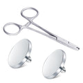 DJCIW 5mm Jaw Piercing Ball Removal Tool – Stainless Steel Dermal Pliers for Easy Ball Changes