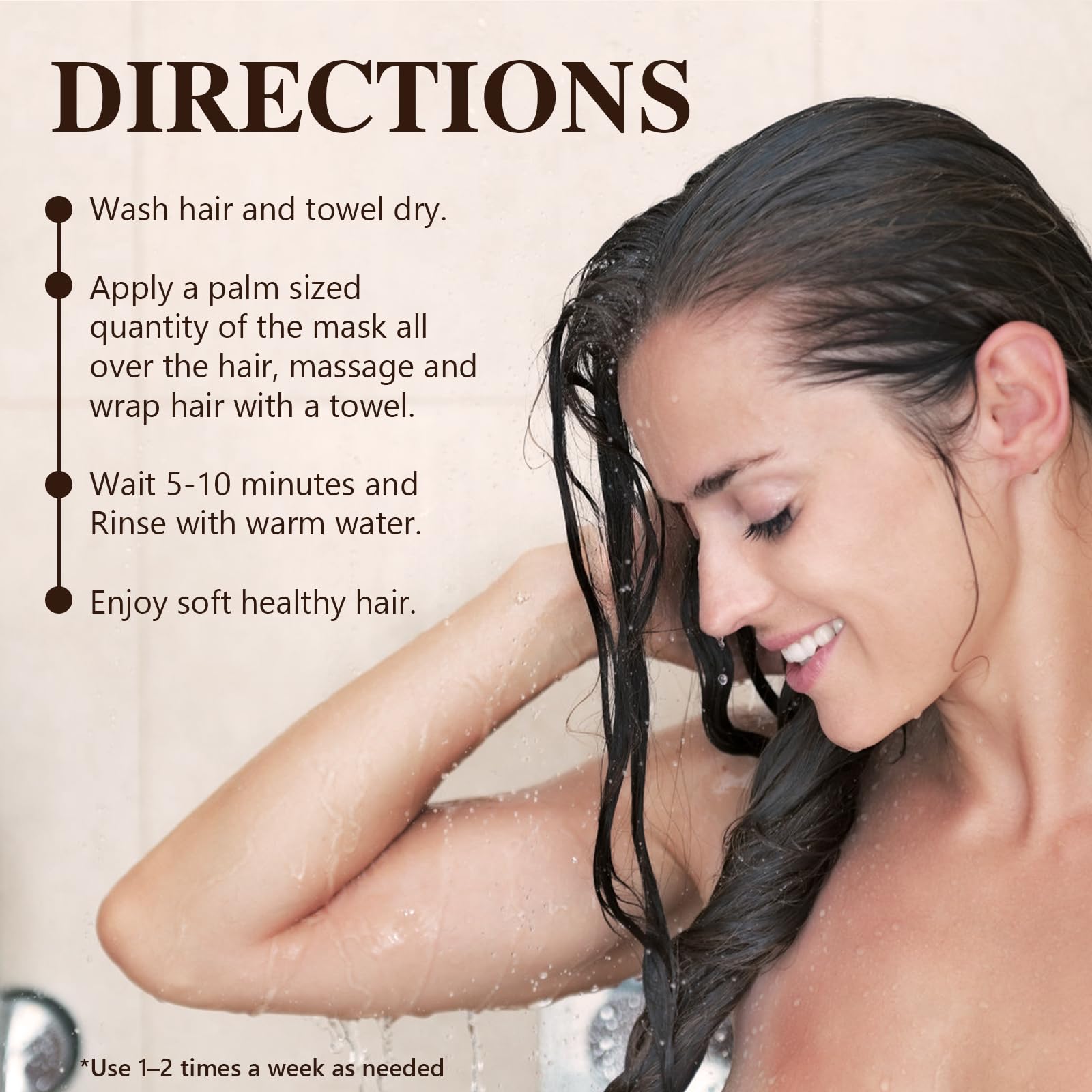 Dmsky 2 Pack Hair Mask for Damaged Hair – Collagen & Keratin Deep Conditioning