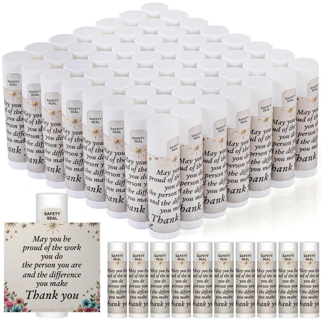 Dmsky Lip Balm 60 Pack - Bulk Employee & Volunteer Appreciation Gifts
