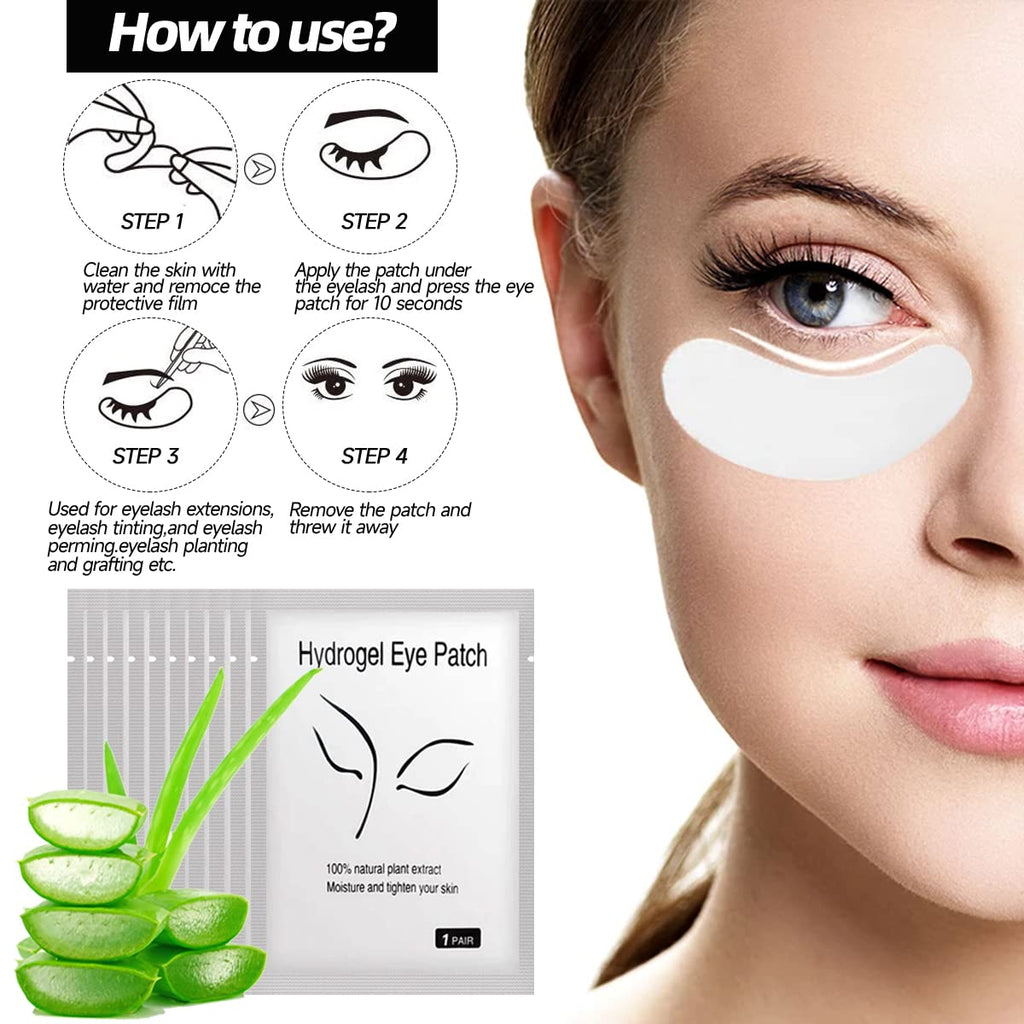 DNSGOOR Lash Extension Kit — Beginner Training with Mannequin Head, USB Fan, and Full Supplies