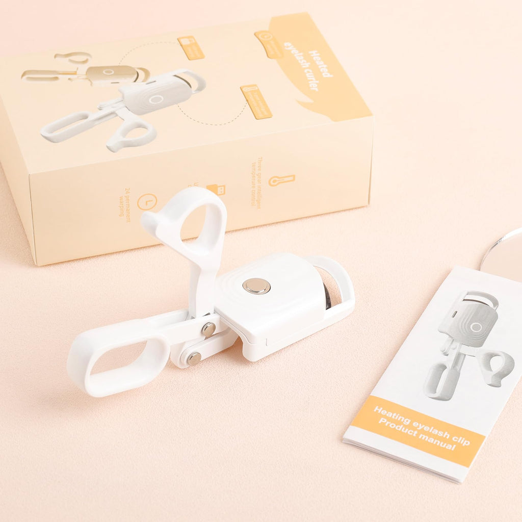 docolor Heated Eyelash Curler — Quick 10s Heat, 3 Temperature Modes, USB-C Rechargeable