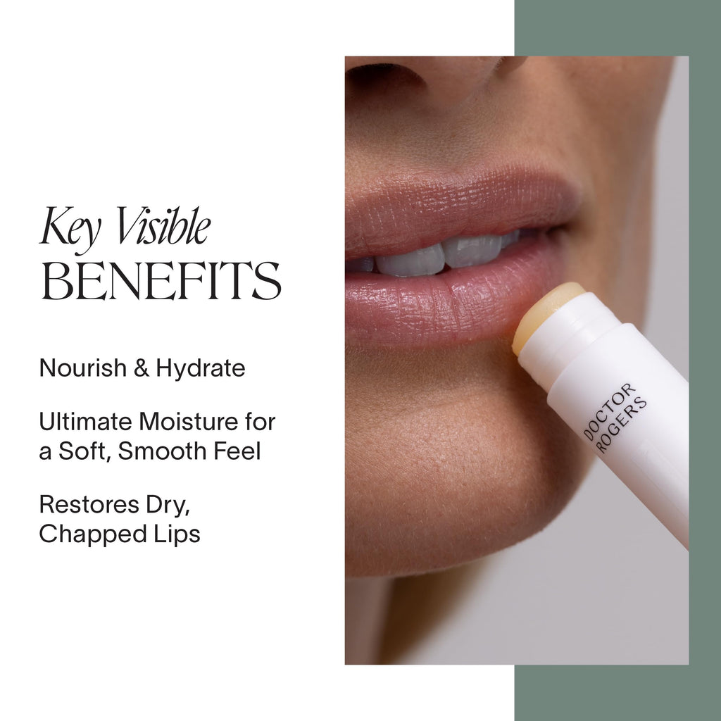 Doctor Rogers Lip Balm | Hydrating & Softening Lip Moisturizer for Very Dry Lips (0.15 oz)
