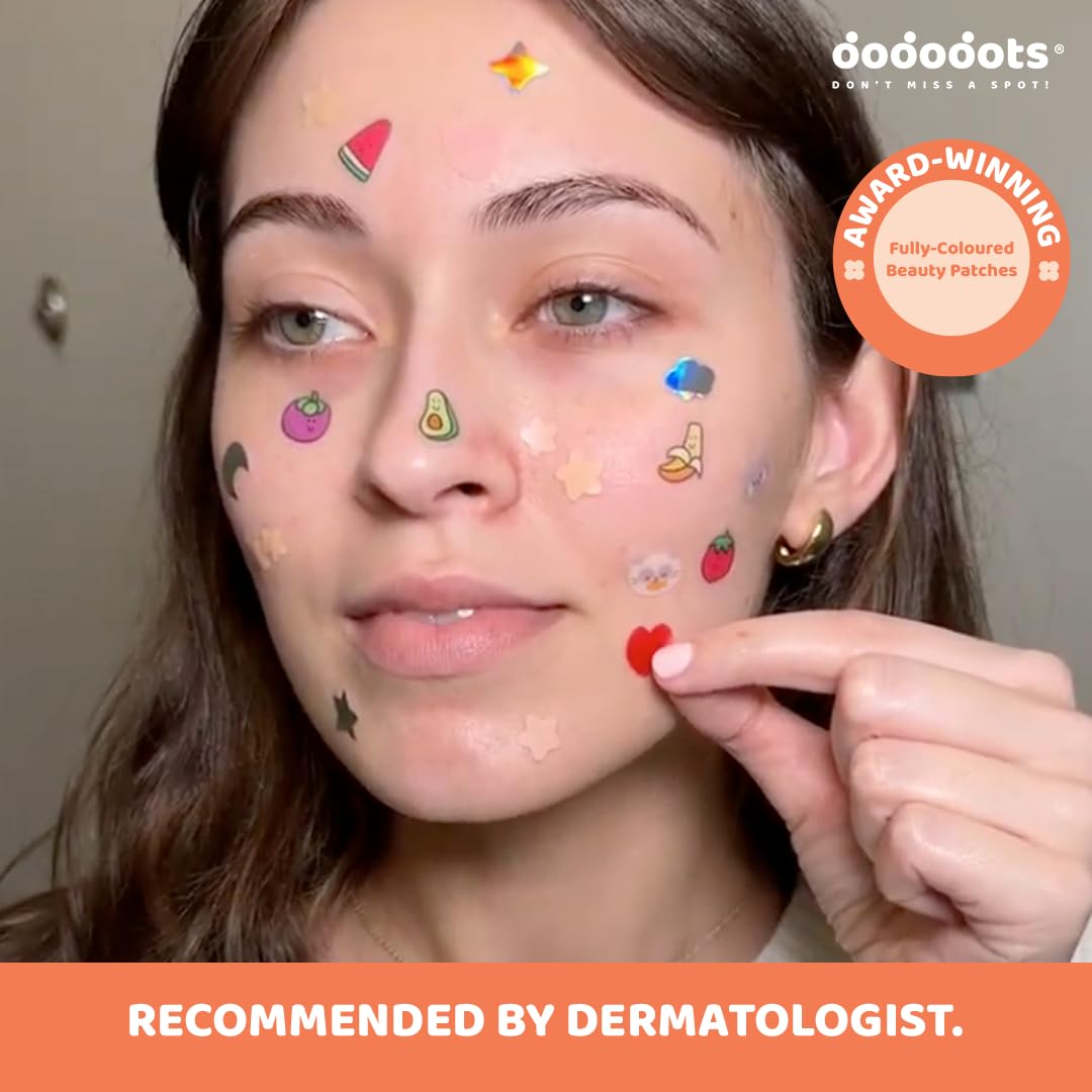Dododots Pimple Patches for Face – Butterfly, Cloud & Heart Hydrocolloid Acne Patches