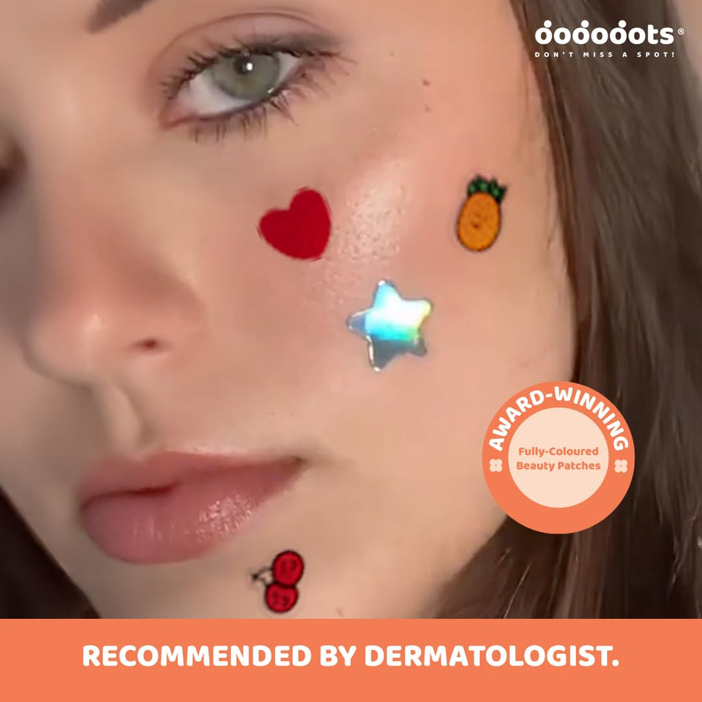 Dododots Pimple Patches for Face – Butterfly, Cloud & Heart Hydrocolloid Acne Patches