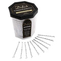 Dofash 5Waves Silver Bobby Pins – 260 Count, Octagon Storage Box