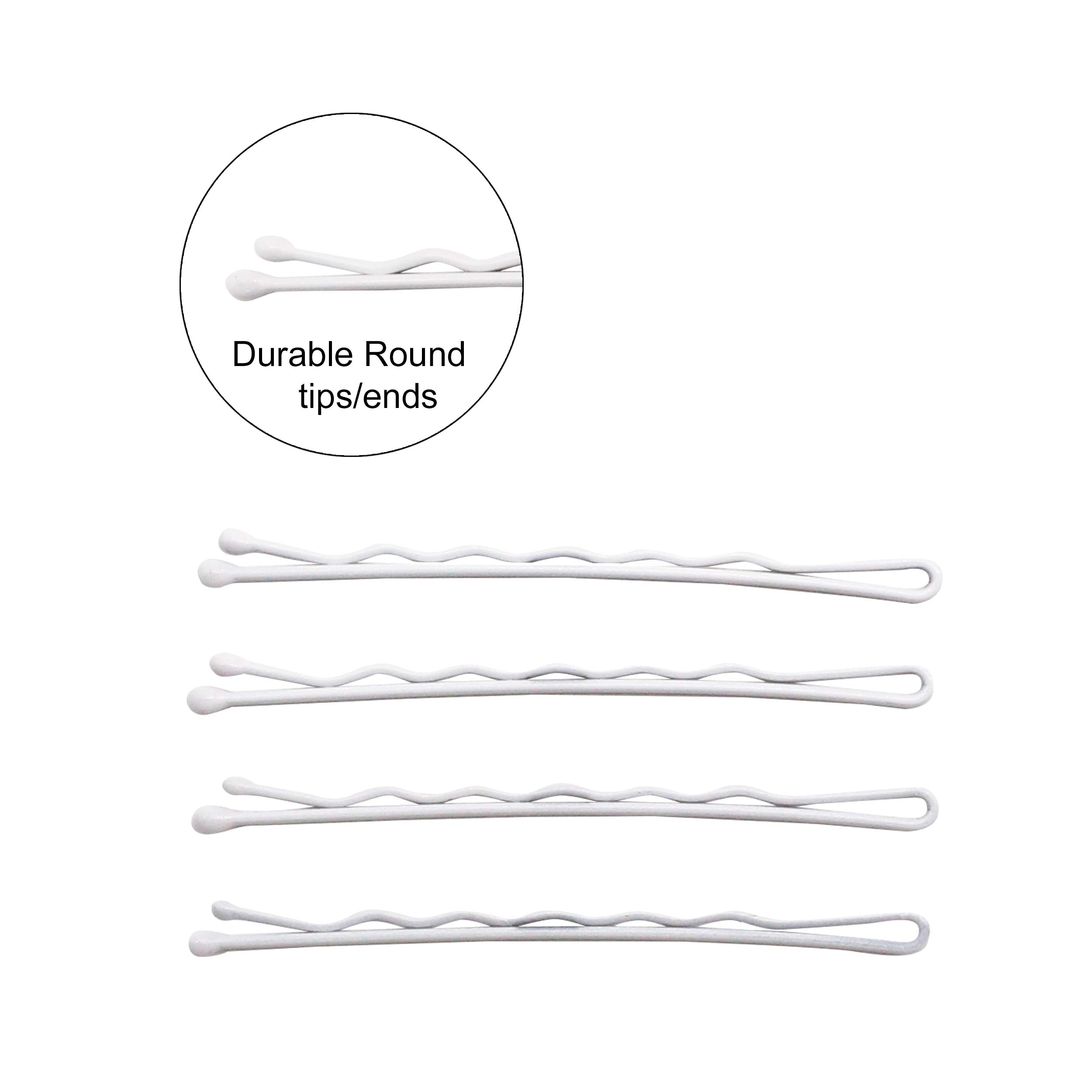 Dofash 5Waves Silver Bobby Pins – 260 Count, Octagon Storage Box