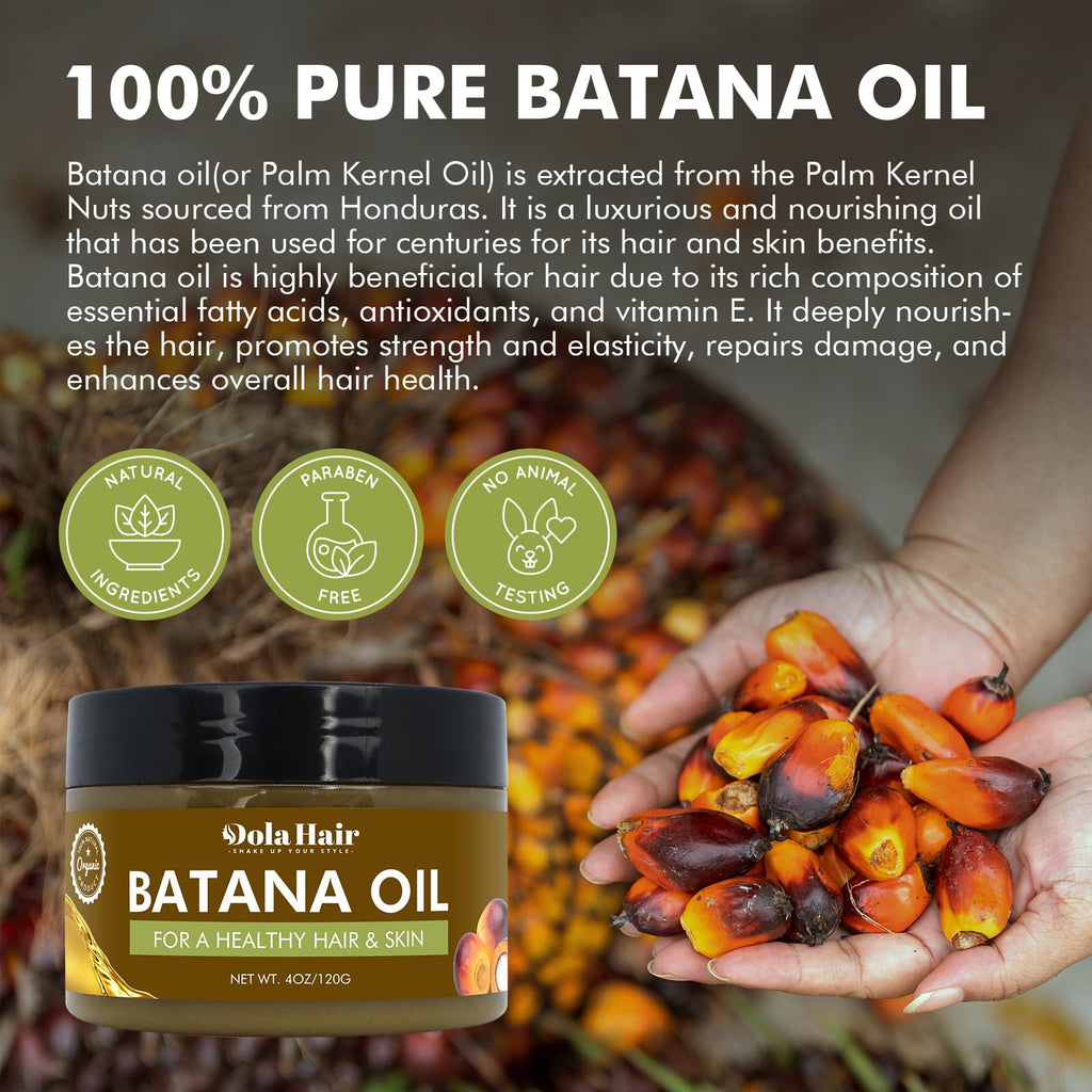 Dolahair Batana Oil for Hair Growth – 100% Pure Batana Oil