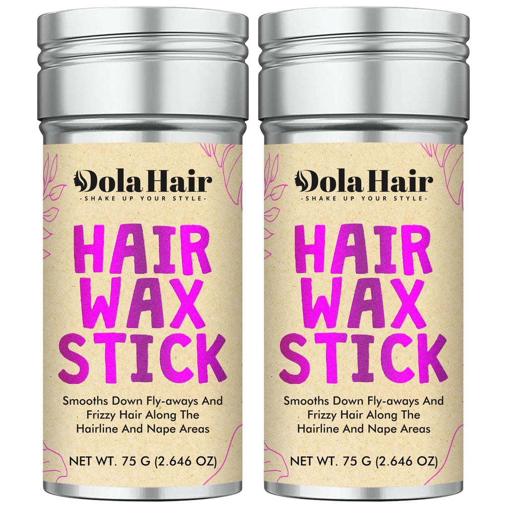 Dolahair Hair Wax Stick – 2 Pack for Flyaways, Smoothing & Slick Back
