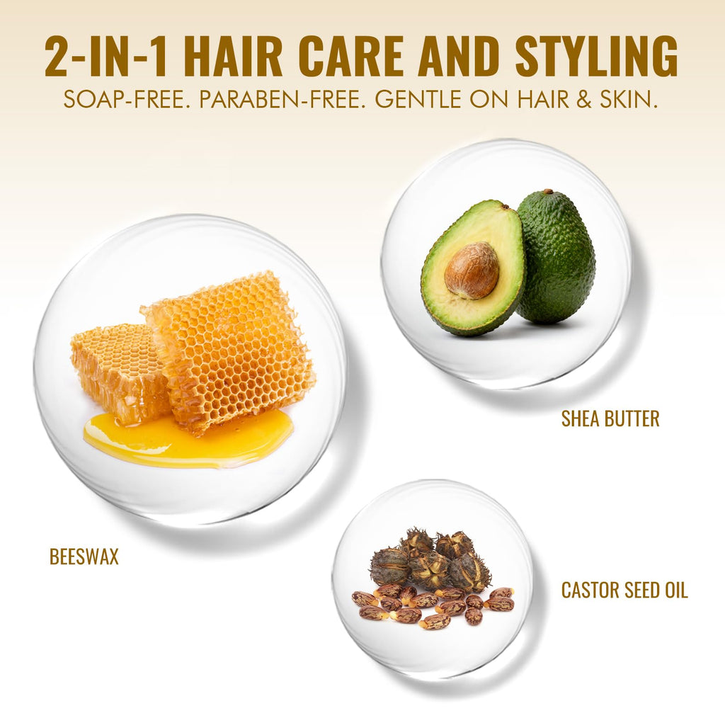 Dolahair Hair Wax Stick – 2 Pack for Flyaways, Smoothing & Slick Back