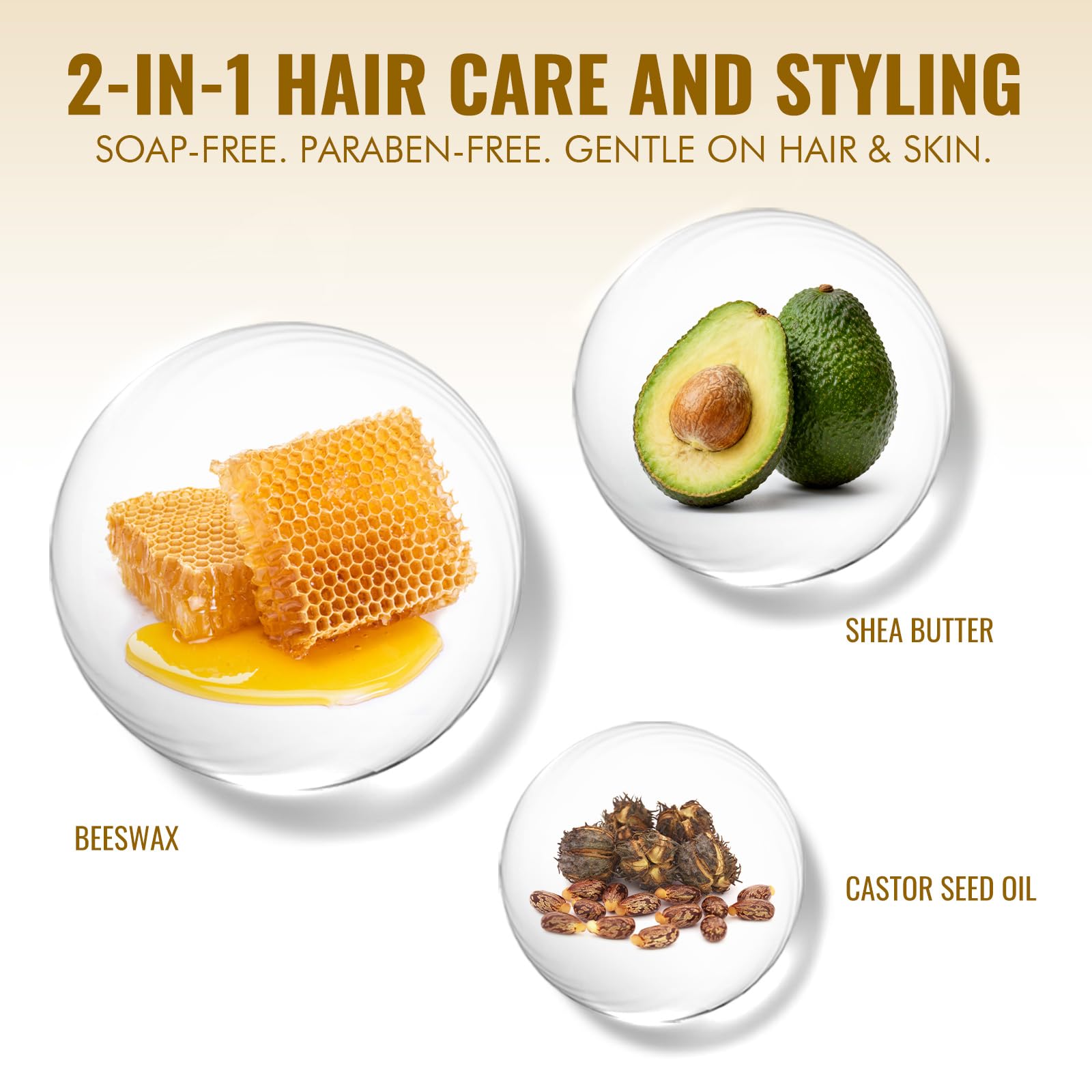Dolahair Hair Wax Stick – 2 Pack for Flyaways, Smoothing & Slick Back