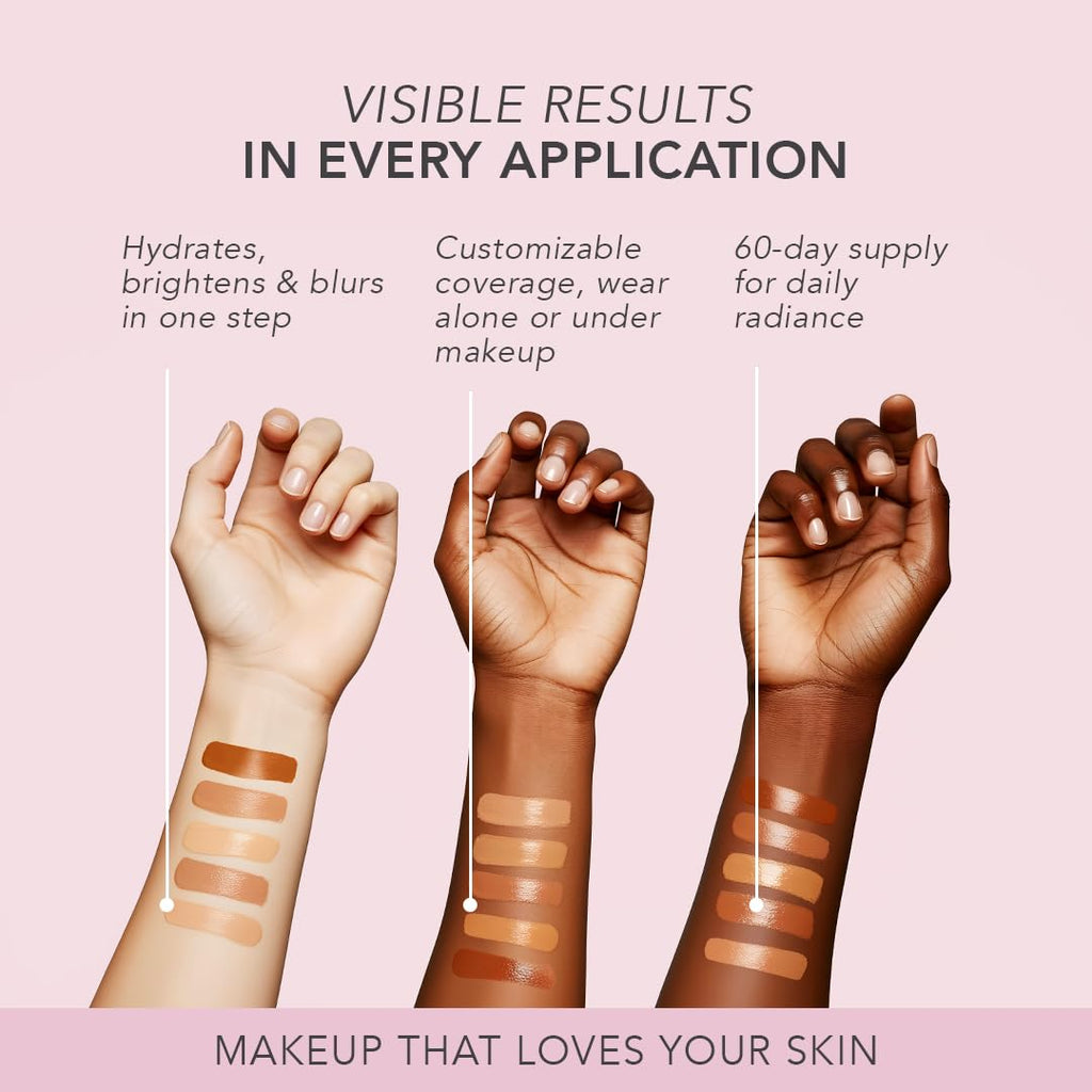 Doll 10 NO TCE Liquid Filter CC Cream – Light Skin Tint, Vegan, Clean Makeup