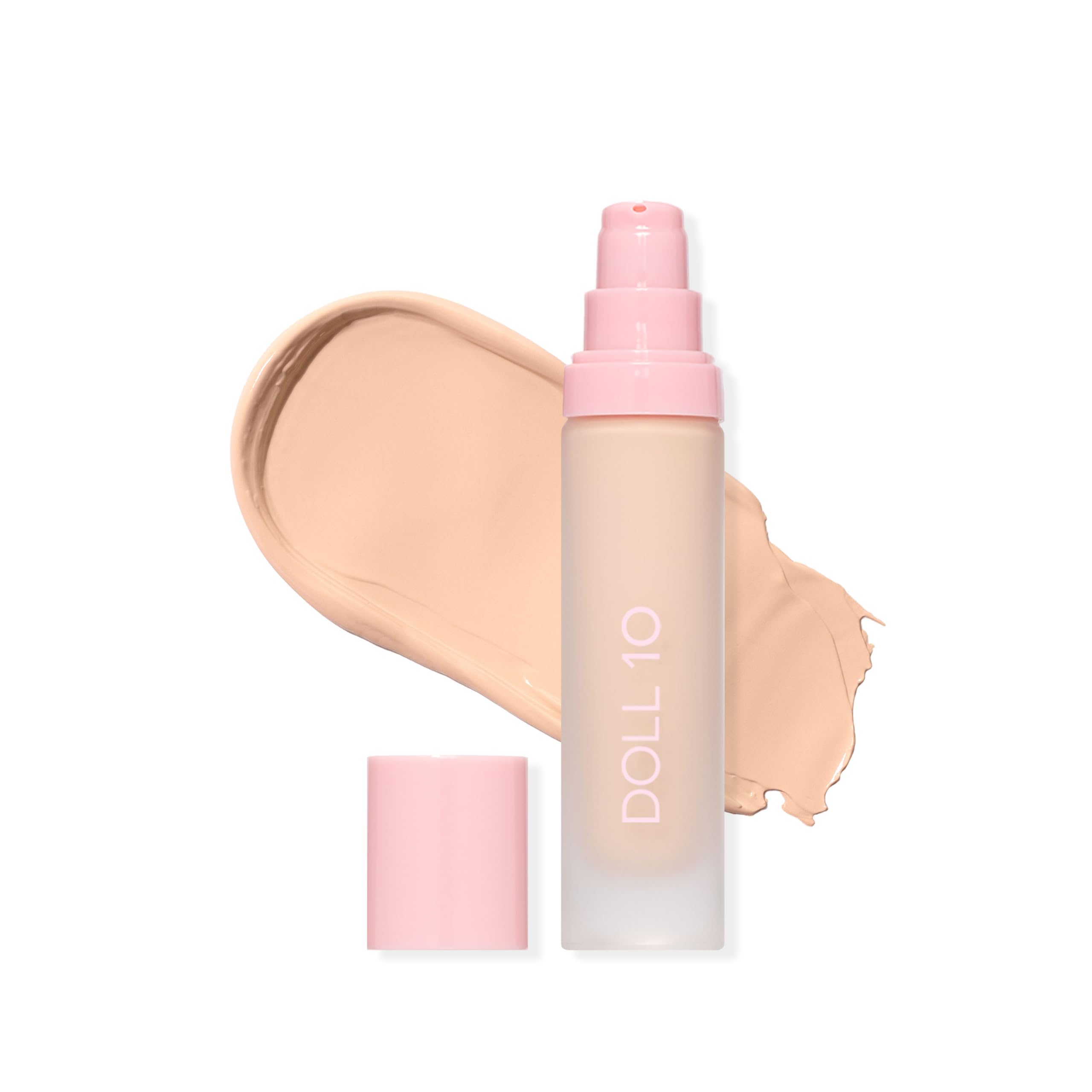DOLL 10 NO T.C.E. Super Coverage Serum – Hydrating Full Coverage Foundation for Mature Skin, Clean Vegan Cruelty-Free