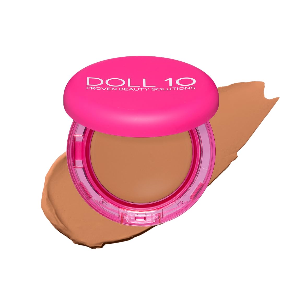 Doll 10 Peptide Bounce Balm Foundation™ – Hydrating, Buildable Coverage for Mature Skin | Vegan, Clean