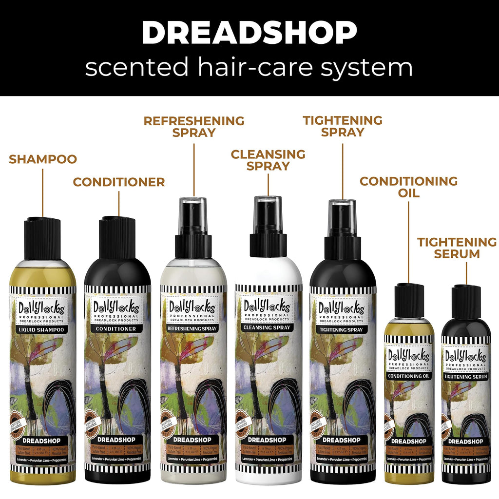 Dollylocks Sea Salt Texture Spray – Plant-Based, Residue-Free, 8oz
