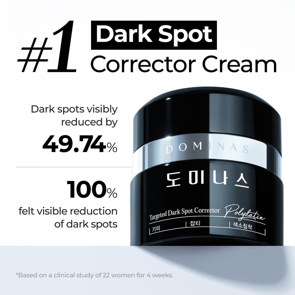 DOMINAS Dark Spot Corrector Cream – Brightening with TXA, Niacinamide & Bakuchiol | 1.76 oz