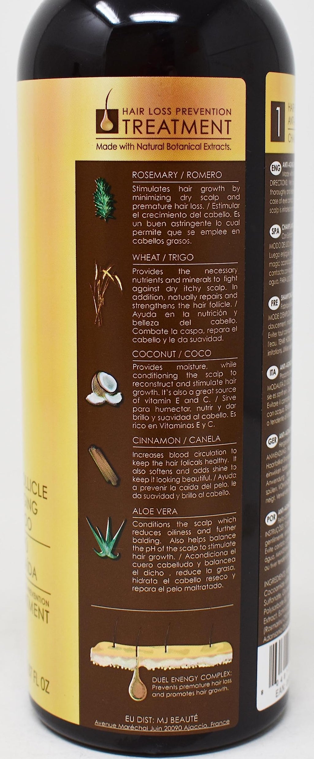 Dominican Magic Hair Follicle Anti-Aging Shampoo & Treatment Duo Set – 15.87oz Each