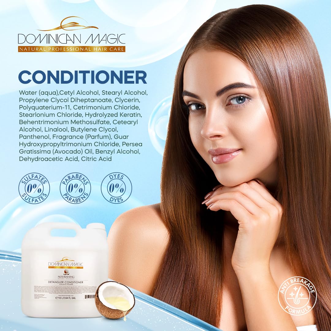 Dominican Magic Detangler Conditioner Coconut Infused 2.6-oz — Silky, Tangled-Free Hair