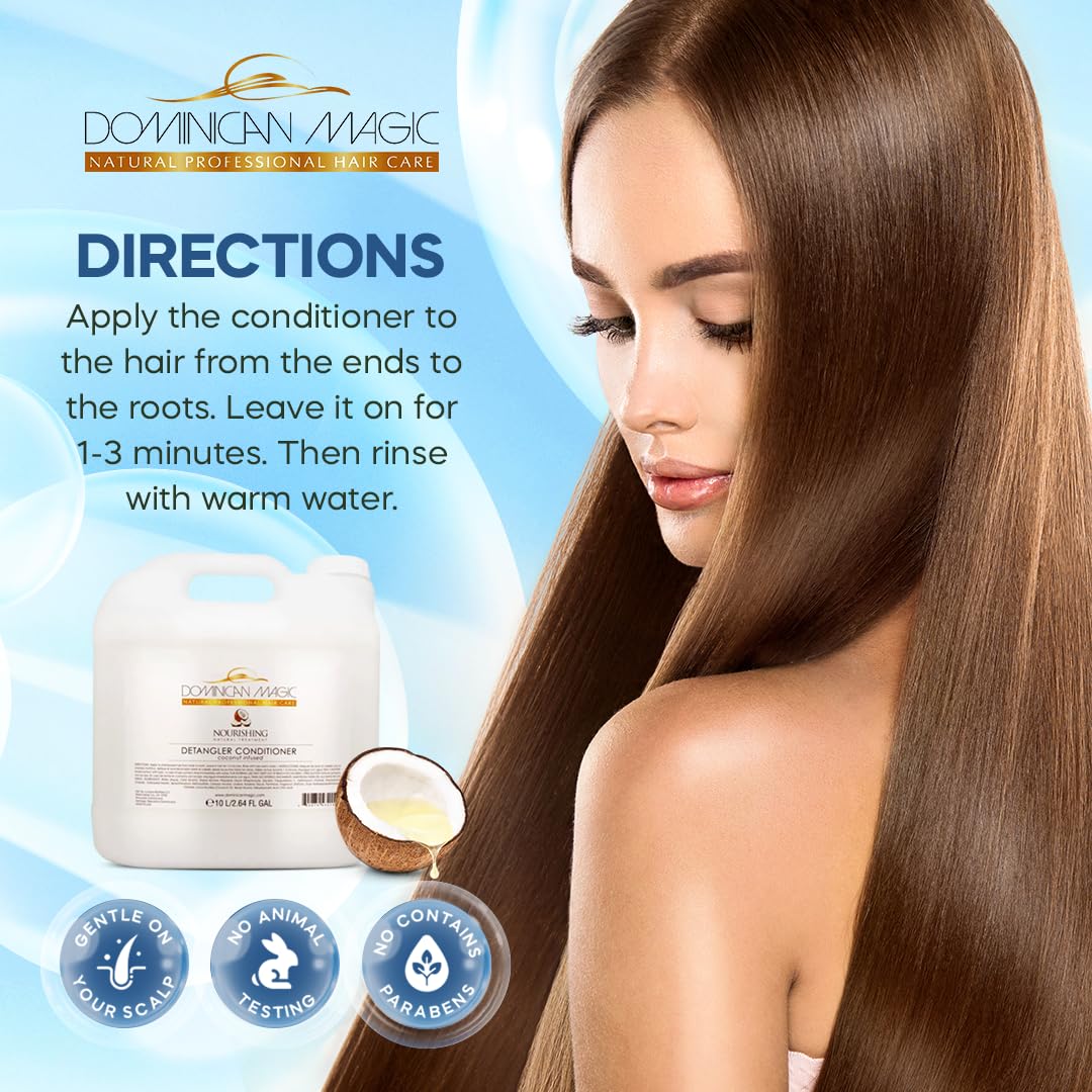 Dominican Magic Detangler Conditioner Coconut Infused 2.6-oz — Silky, Tangled-Free Hair