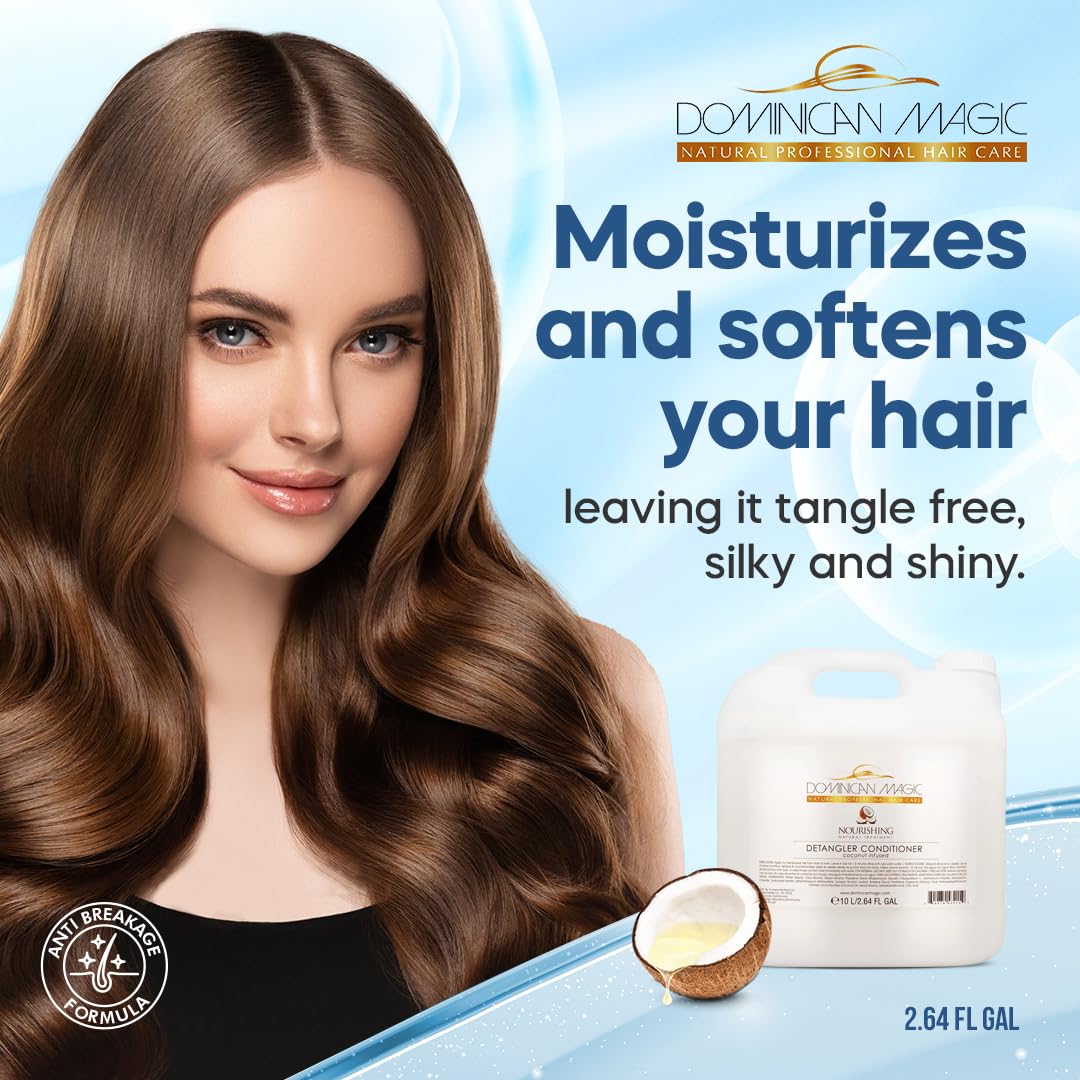 Dominican Magic Detangler Conditioner Coconut Infused 2.6-oz — Silky, Tangled-Free Hair