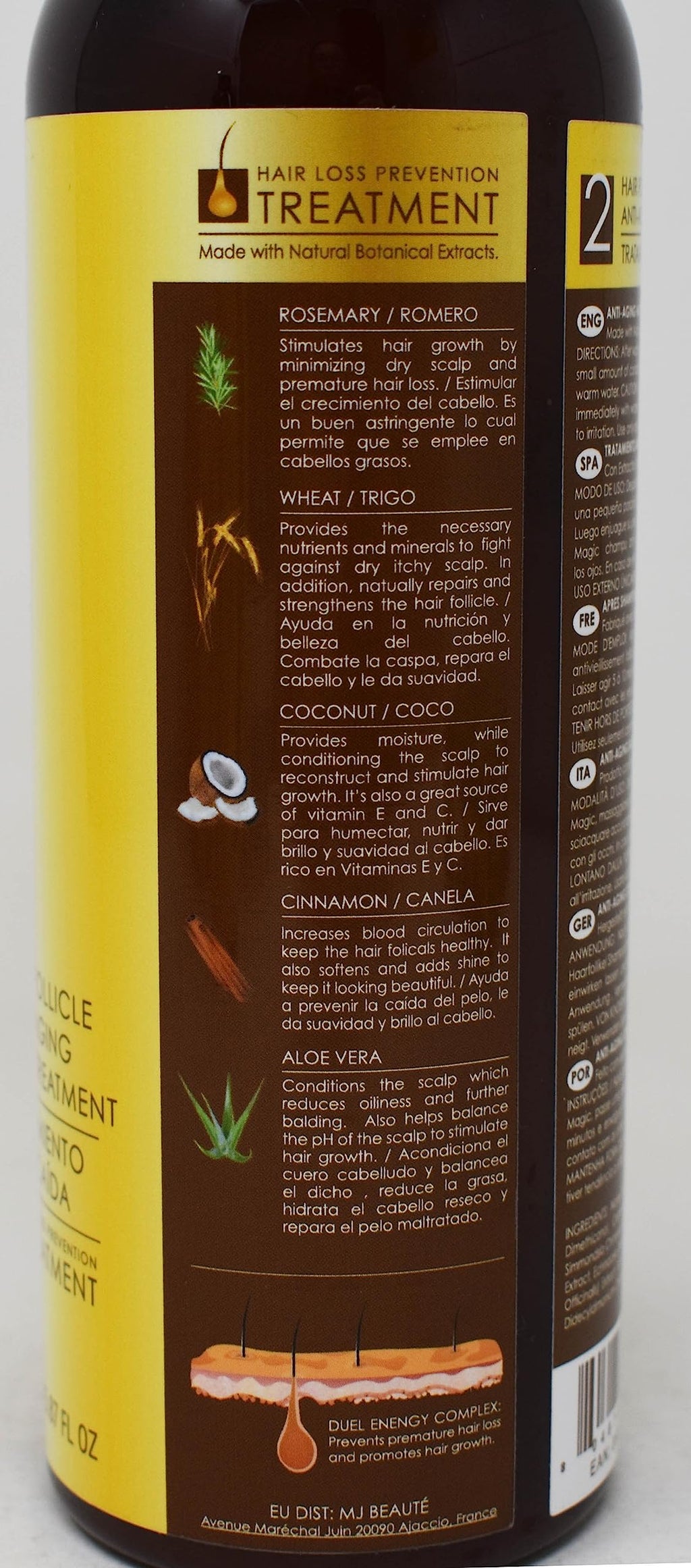 Dominican Magic Hair Follicle Anti-Aging Shampoo & Treatment Duo Set – 15.87oz Each