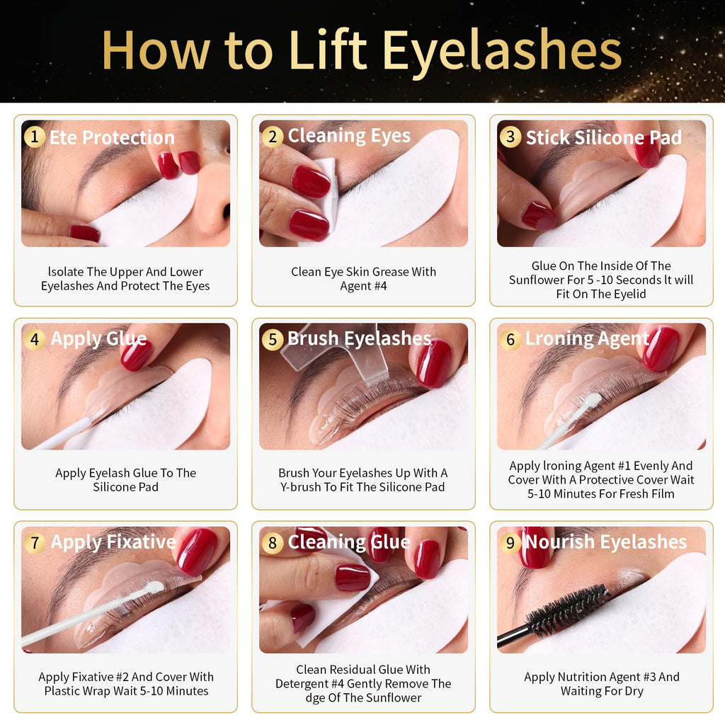 DONG RHYME Lash Lift Kit – Salon-Grade 2-in-1 Lash & Brow Lamination