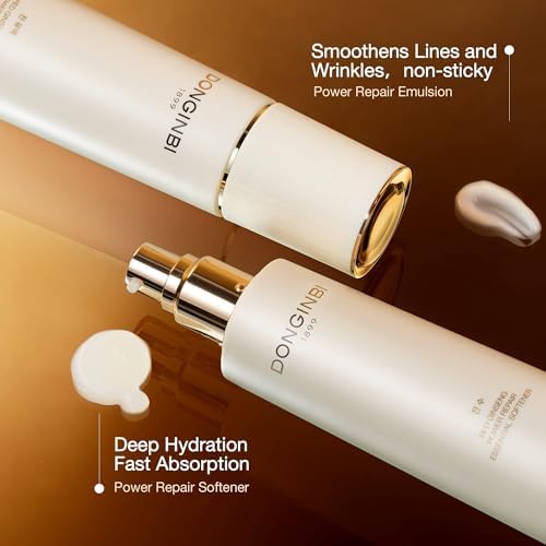 Donginbi Red Ginseng Power Repair Set – Hydrating Toner, Collagen Essence & Firming Oil