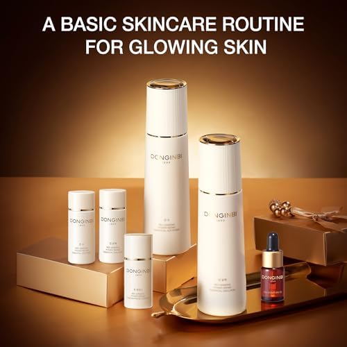 Donginbi Red Ginseng Power Repair Set – Hydrating Toner, Collagen Essence & Firming Oil