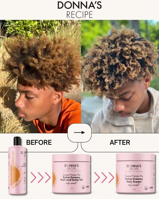 Donna's Recipe by Tabitha Brown | Sweet Potato Pie Extra Creamy Moisturizing Conditioner – Vegan, Sulfate-Free, 8 oz