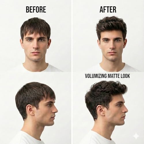 Dorsh Hair Texture Powder for Men – Strong Hold, Matte Finish, No Residue | 33% More Product