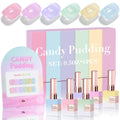 Double Rhythm 6-Pcs 15ml Gel Polish Kit – Same Color, Same Bottle, Soak-Off