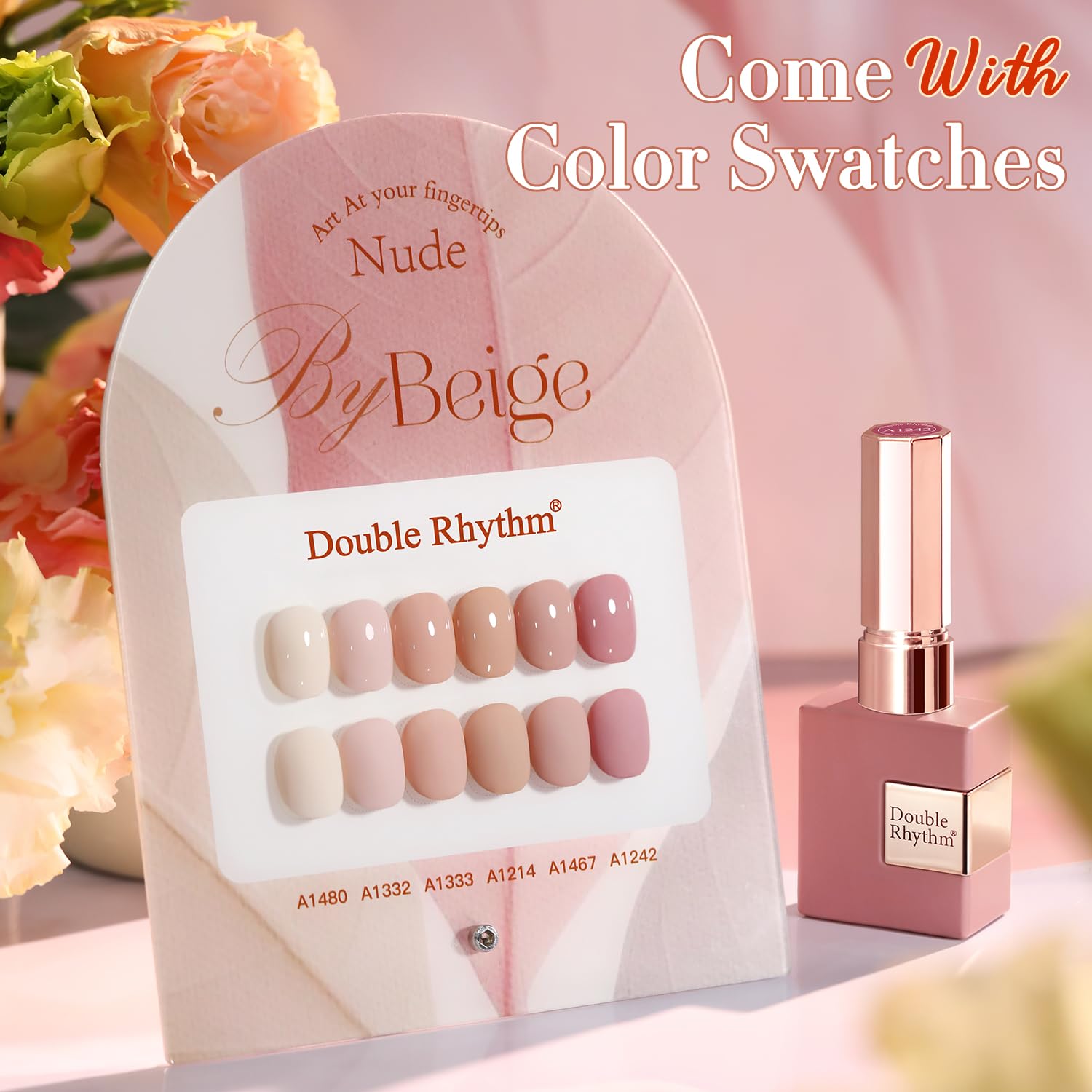 Double Rhythm 6 Pcs 15ml Gel Polish Set – Same Color, Same Bottle, Soak-Off